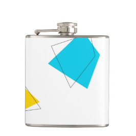 Koude, speelse, moderne, trendy, stedelijke patroo heupfles