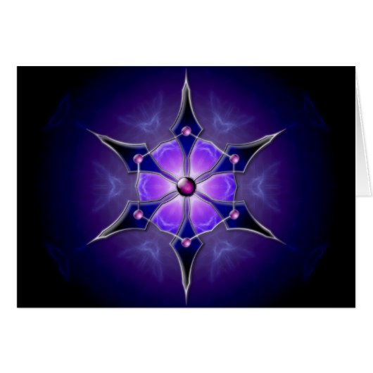 Koude Starlight-kaart (Voorkant Horizontaal)