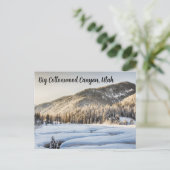 Koude Utah-herinneringen Briefkaart (Staand voorkant)