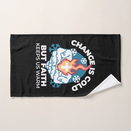 Koude verandering, het vuur van het geloof - Motiv Bad Handdoek (Handdoek)