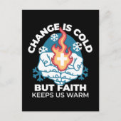Koude verandering, het vuur van het geloof - Motiv Briefkaart (Voorkant)