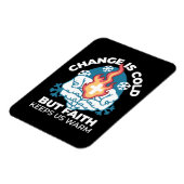 Koude verandering, het vuur van het geloof - Motiv Magneet (Linkerzijde)