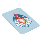 Koude verandering, het vuur van het geloof - Motiv Magneet (Rechterzijde)