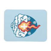 Koude verandering, het vuur van het geloof - Motiv Magneet (Horizontaal)