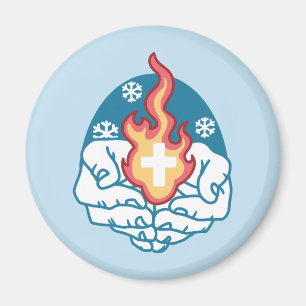 Koude verandering, het vuur van het geloof - Motiv Magneet