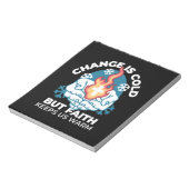 Koude verandering, het vuur van het geloof - Motiv Notitieblok (Linkerzijde)