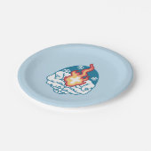 Koude verandering, het vuur van het geloof - Motiv Papieren Bordje (Gekanteld)