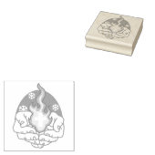 Koude verandering, het vuur van het geloof - Motiv Rubberstempel (Gestempeld)