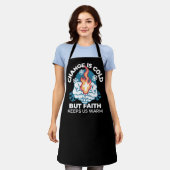 Koude verandering, het vuur van het geloof - Motiv Schort (Gedragen)