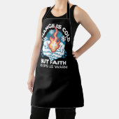 Koude verandering, het vuur van het geloof - Motiv Schort (Insitu)