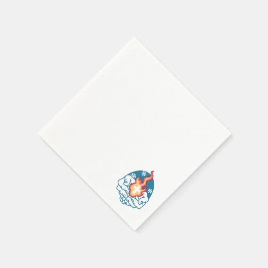 Koude verandering, het vuur van het geloof - Motiv Servet (Hoek)