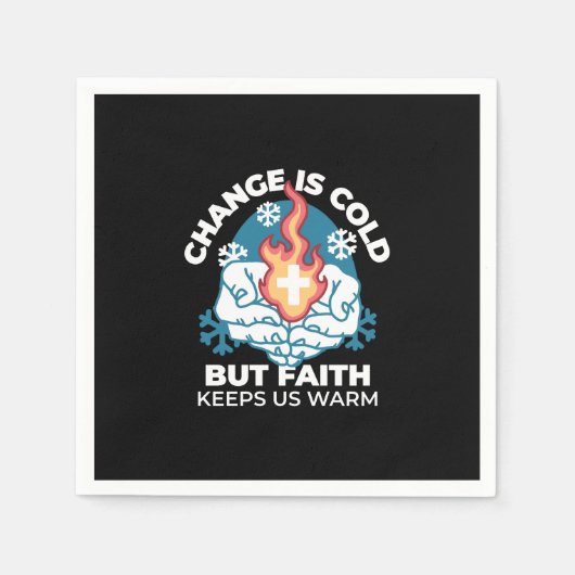 Koude verandering, het vuur van het geloof - Motiv Servet (Voorkant)