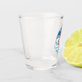 Koude verandering, het vuur van het geloof - Motiv Shot Glas (Links)