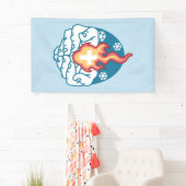 Koude verandering, het vuur van het geloof - Motiv Spandoek (Insitu)