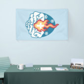 Koude verandering, het vuur van het geloof - Motiv Spandoek (Beurs)