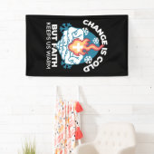 Koude verandering, het vuur van het geloof - Motiv Spandoek (Insitu)