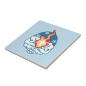 Koude verandering, het vuur van het geloof - Motiv Tegeltje (Zijkant)