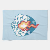 Koude verandering, het vuur van het geloof - Motiv Theedoek (Horizontaal)