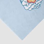 Koude verandering, het vuur van het geloof - Motiv Tissuepapier (Detail)