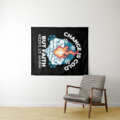 Koude verandering, het vuur van het geloof - Motiv Wandkleed (In Situ (horizontaal))