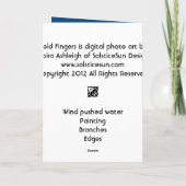 Koude vingers kaart (Achterkant)