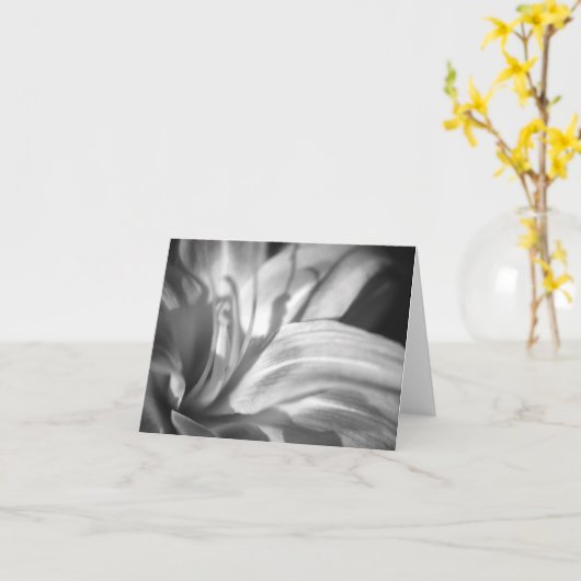 Koude-vlam-briefkaart Kaart (Gele Bloem)