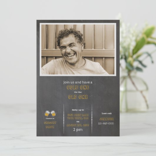 Koude voor de oude. kaart (Staand voorkant)