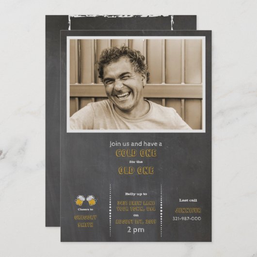 Koude voor de oude. kaart (Voorkant / Achterkant)