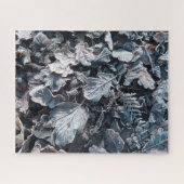 Koude vorstbladeren legpuzzel (Horizontaal)
