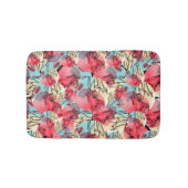 Koude Warme Waterverf Bloemen Geometrisch Badmat (Voorkant)