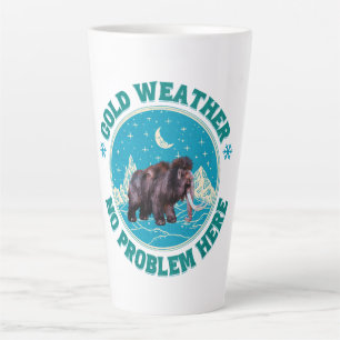Koude Weer Mammoet Winter Humor Latte Mok