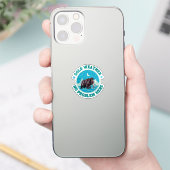 Koude Weer Mammoet Winter Humor Sticker (Telefoon)