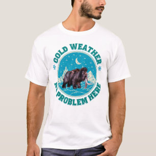 Koude Weer Mammoet Winter Humor T-shirt