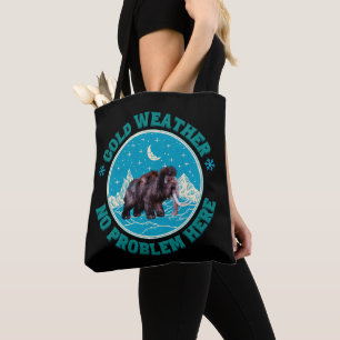 Koude Weer Mammoet Winter Humor Tote Bag