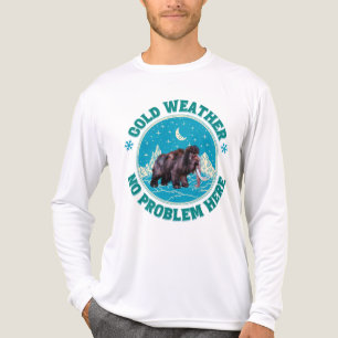 Koude Weer Mammoet Winter Humor Tri-Blend Shirt