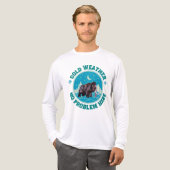 Koude Weer Mammoet Winter Humor Tri-Blend Shirt (Voorkant)