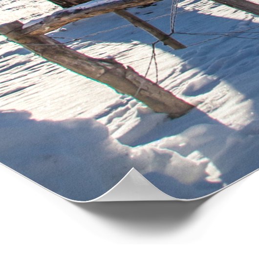 Koude Winterdag en Mercy Poster (Hoek)