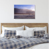 Koude winterochtend Esthwaite Water England Canvas Afdruk (Insitu (Slaapkamer))
