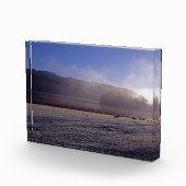 Koude winterochtend Esthwaite Water England Fotoblokken (Rechts)