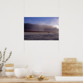 Koude winterochtend Esthwaite Water England Poster (Keuken)