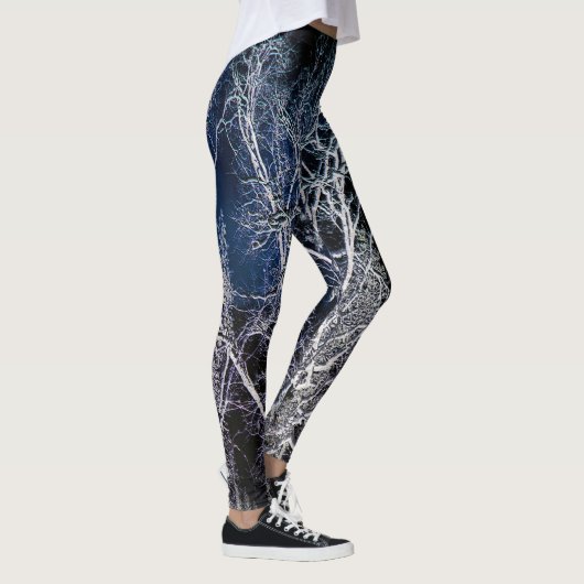 Koude winterse nacht..... leggings (Rechts)