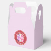 Koude yoghurt Smoothies fruit Sap winkel logo naam Bedankdoosjes (Geopend)