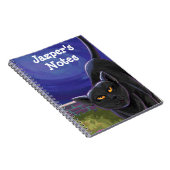 Koude zwarte kattebakkerij notitieboek (Rechterzijde)