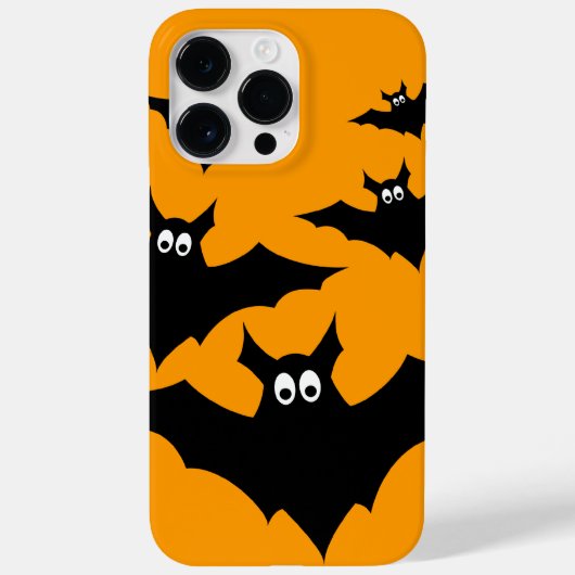 Koude zwarte vliegende vleermuizen Halloween op Si Case-Mate iPhone Case (Achterkant)