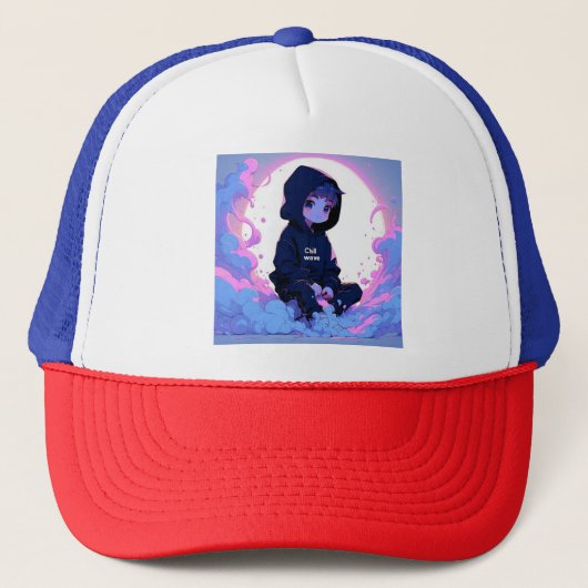 Koudegolf t-shirt trucker pet (Voorkant)