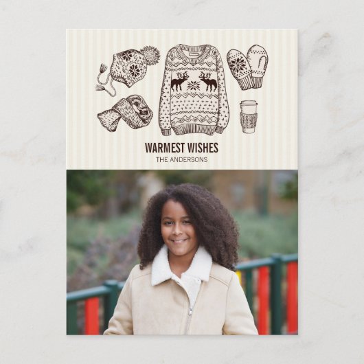 Koudekerst Kaarten Essentiële Foto Ansichtkaart Feestdagenkaart (Voorkant)