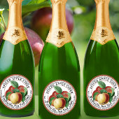 Koudgeperst gepasteuriseerd gekruid appel cider la ronde sticker