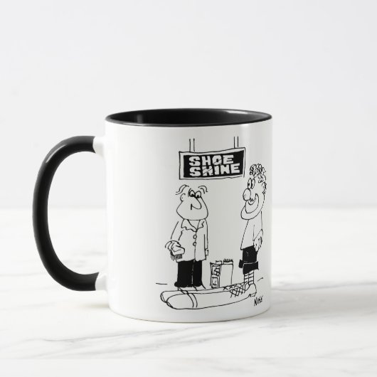 Koudgoes voor een schoefje mok (Links)