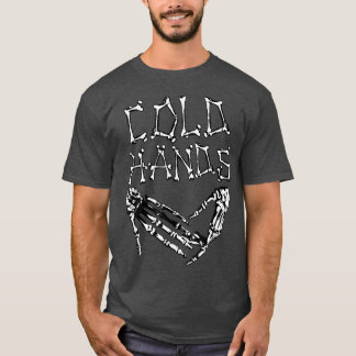 Koudhandskelethandhart voor mannen t-shirt