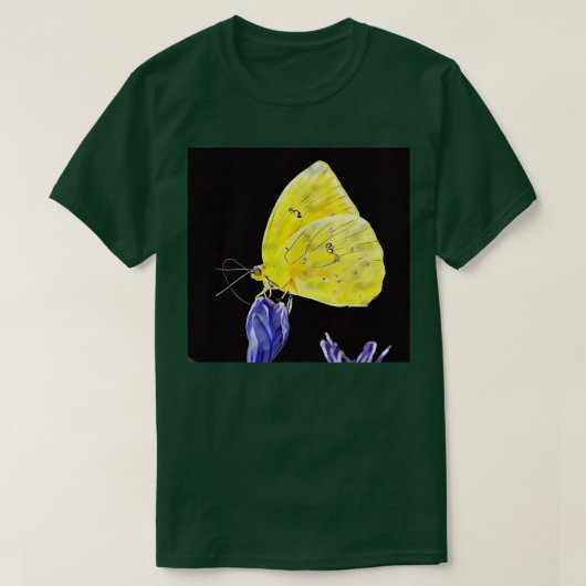 Koudloze zwavelvlinder t-shirt (Design voorkant)